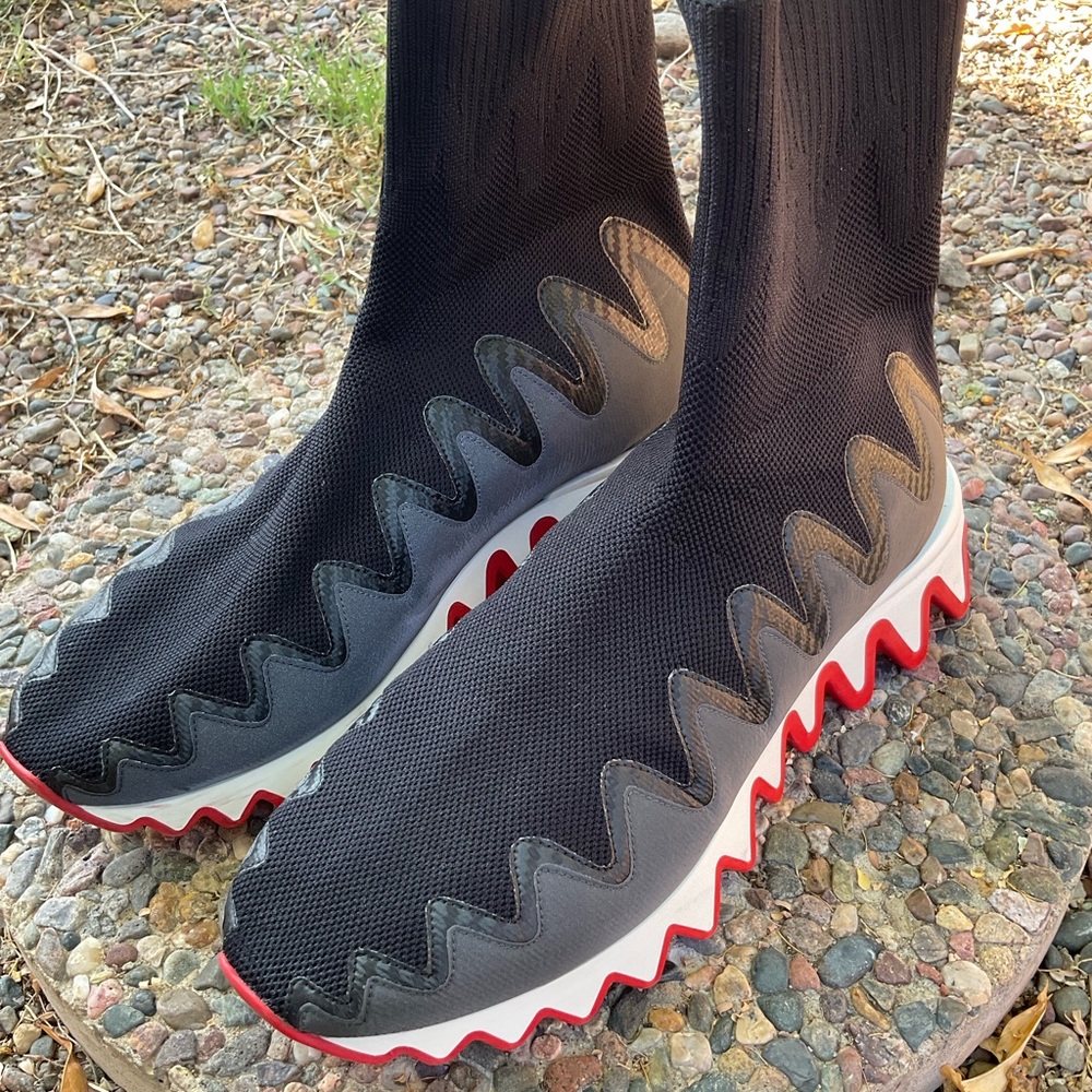 CHRISTIAN LOUBOUTIN SHARKY SOCK | WOMEN’S SZ 41